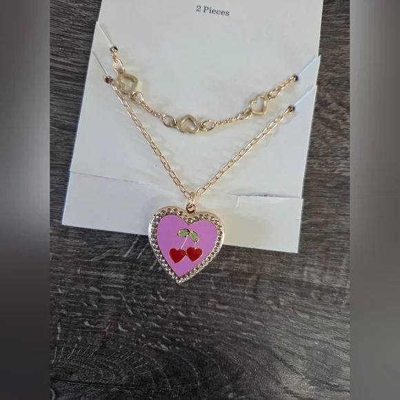 Cat & Jack Girls Layered Necklaces (2) NEW - Picture 3 of 3